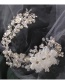 Fashion White Pearl Flower Side Comb
