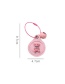 Fashion Pink Petals Pu Cartoon Water Drop-shaped Card Holder