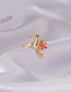 Fashion Gold Color Diamond Flower Bird Ear Bone Clamp
