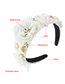 Fashion Pearl Flower Pearl Beaded Rhinestone Flower Headband