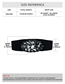 Fashion Coffee Elastic Fabric Belt With Diamonds And Crystals