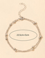 Fashion Gold Color Alloy Chain Multi-layer Anklet