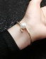 Fashion Steel Color Glossy Pearl Knotted Bracelet