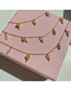 Fashion Necklace 18k Gold Color Preserving Inlaid Zirconium Lollipop Tassel Necklace