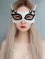 Fashion White Halloween Butterfly Half Face Mask