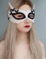 Fashion White Halloween Butterfly Half Face Mask