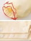 Fashion Apricot Strawberry Embroidery Doll Collar Bag Fart