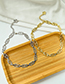 Fashion Golden Alloy Geometric Shape Necklace