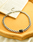 Fashion Silver Alloy Chain Square Necklace