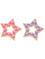 Fashion White Diy Accessories For Dripping Five-pointed Star