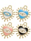 Fashion Black Micro Diamond Love Eye Piercing Accessories
