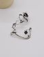 Fashion Silver Color Metal Round Ear Rose Flower Ear Clip