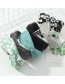 Fashion Leaves-2 Leaf Floral Fabric Knotted Wide-brim Hair Band