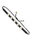 Fashion Black-3 Multi-layer Diamond-studded Rice Bead Beaded Braided Bracelet