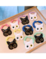 Fashion Purple Hair Tie-white Cat Acrylic Cat Pleated Hair Rope