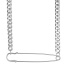Fashion Silver Color Pin Chain Necklace
