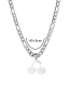 Fashion Silver Color Alloy Cherry Smiley Chain Necklace