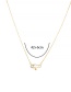 Fashion Gold Coloren Alloy Brooch Necklace With Diamonds