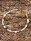 Fashion African Pine Gold-plated Copper Pearl Beaded Bracelet