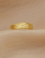 Fashion Golden Braided Twist Open Ring