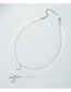 Fashion Golden Titanium Steel Snake Bone Chain Double Necklace
