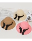 Fashion Off-white Big Bow Woven Straw Hat