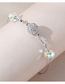 Fashion Silver Crystal Ball Snake Bone Chain Diamond Bracelet