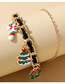 Fashion Gold Christmas Tree Garland Chain Bracelet