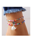 Fashion Color Colorful Rice Beads Beaded Geometric Butterfly Multilayer Necklace