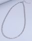 Fashion Silver Stainless Steel Metal Chain Necklace