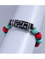 Fashion Color Geometric Rosin Beaded Mantra Bracelet