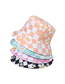 Fashion Pink Polyester Print Bucket Hat