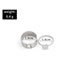Fashion Silver Color Stainless Steel Spider Ring Set Of 2