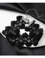 Fashion Black Cutout Lace Necklace