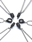 Fashion Nk Chain 7.5mm*70cm (with Hanging Ring) Titanium Geometric Ring Necklace