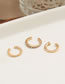 Fashion F05725 Silver Alloy Geometry C-shaped Ear Clamps