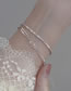 Fashion Silver Alloy Geometric Chain Bracelet Set