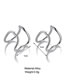 Fashion Silver Alloy Geometric Cutout Ear Cuffs