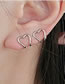Fashion Silver Alloy Geometric Cutout Ear Cuffs