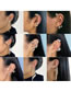 Fashion 5531401 Geometric Pearl Tassel Earrings