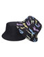 Fashion Rose Red Polyester Print Bucket Hat