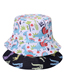 Fashion Rose Red Polyester Print Bucket Hat