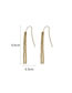 Fashion Gold Alloy Geometric Tassel Ear Wire