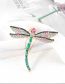 Fashion Color Alloy Geometric Dragonfly Brooch
