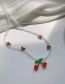 Fashion C Crystal Bracelet Crystal Beaded Cherry Bracelet