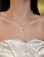 Fashion Gold Pearl Beaded Y Necklace