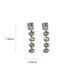 Fashion Tassel Alloy Diamond Tassel Earrings