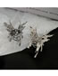 Fashion Silver Color Pleated Butterfly Gripper