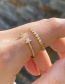 Fashion Gold-2 Copper Heart Ring