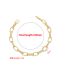 Fashion White Gold Color Bronze Zirconium Cable Chain Bracelet